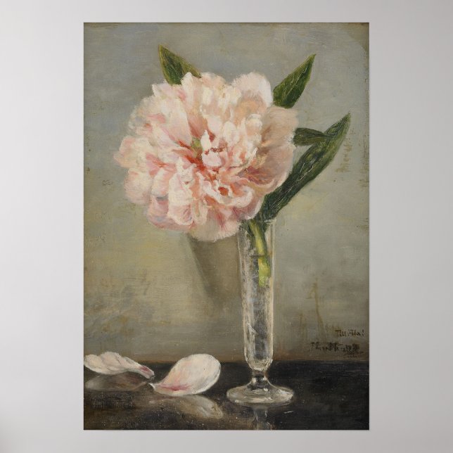 Anna Munthe-Norstedt Still Life with a Peony Poster (Vorne)
