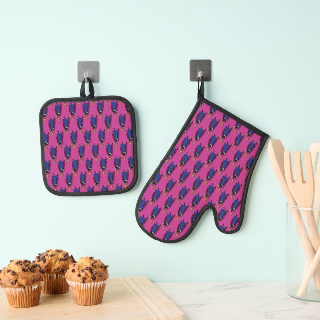 Anna Oven Mitt & Pot Holder Set (Insitu (Hängend))