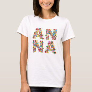 'ANNA' Personalisierter Name Whimsical Spring Flow T-Shirt