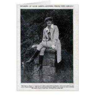 Anna Q. Nilsson 1917 Reitkarte