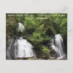 Anna Ruby Falls Postcard Postkarte