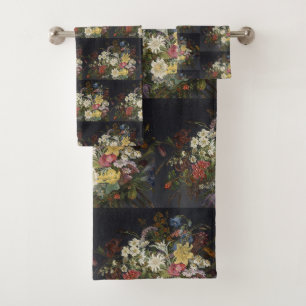 Anna Stainer-Knittel Vintage Alpen-Blume Badhandtuch Set