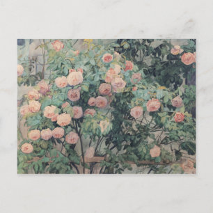 Anna Syberg Vintage-Rosen Postkarte