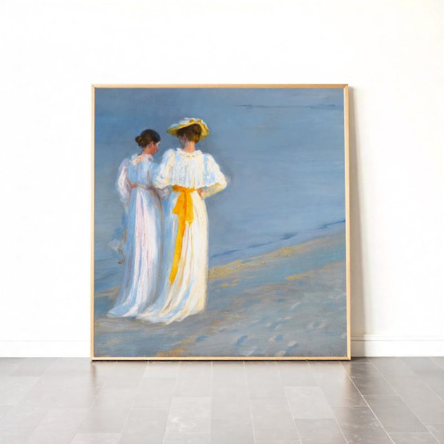 Anna und Marie am Strand, Fine Art Poster (Von Creator hochgeladen)