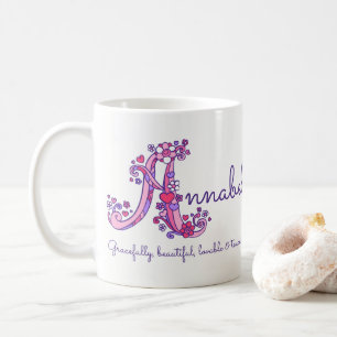 Annabel dekorative A Monogramm-Tasse Tasse