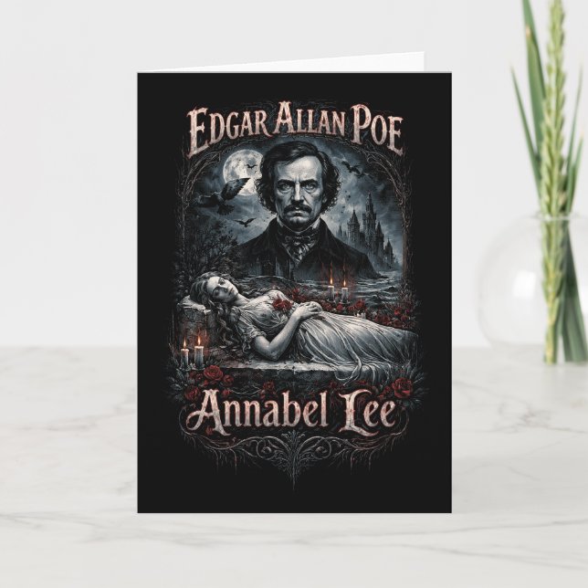 Annabel Lee Feiertagskarte (Vorderseite)