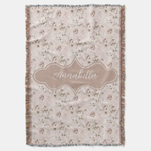 Annabella Vintag Dusty Rose Pink Decke