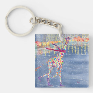 Annabelle auf Eis-Schlüsselanhänger Schlüsselanhänger