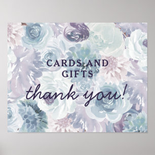 Annabelle Florale Karten & Geschenke Hochzeitstisc Poster