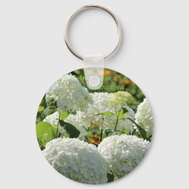 Annabelle Hydrangea Schlüsselanhänger