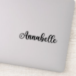 Annabelle Name - Handgeschriebene Kalligrafie Aufkleber