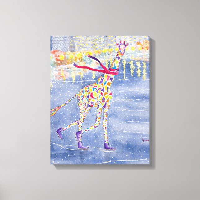 Annabelle on Ice Wrapped Canvas Leinwanddruck (Vorderseite)