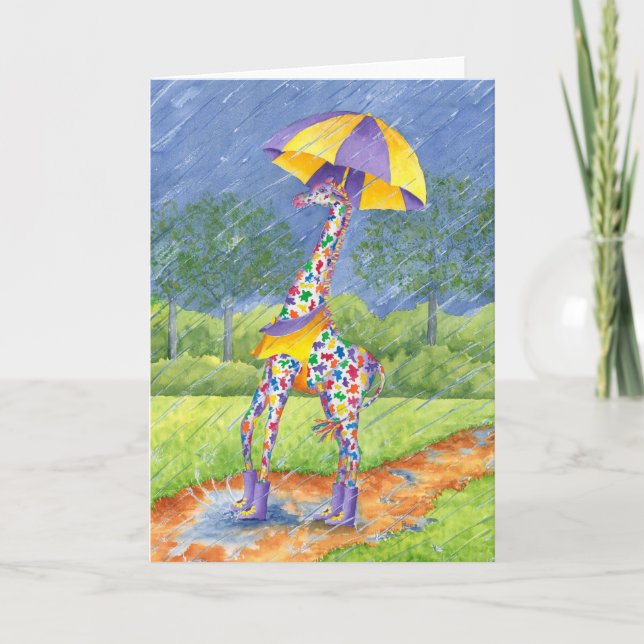 Annabelle Splash Grußkarte Karte (Vorderseite)