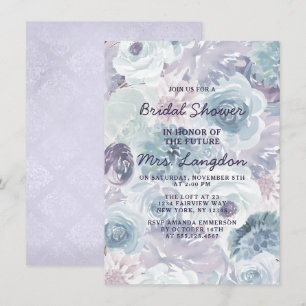 Annabelle Vintag Floral Wedding Brautparty Einladung