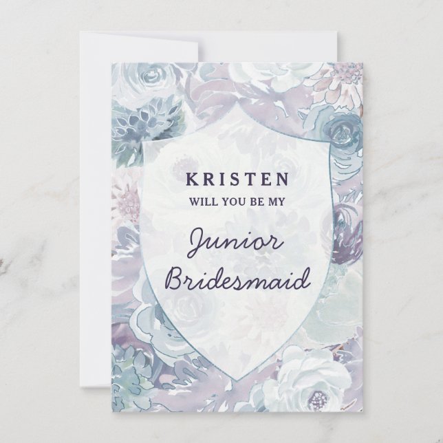 Annabelle Vintag Wappen Junior Bridesmaid Vorschla (Vorderseite)