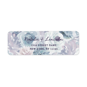 Annabelle Vintage Florale Hochzeits-Rücksendeadres