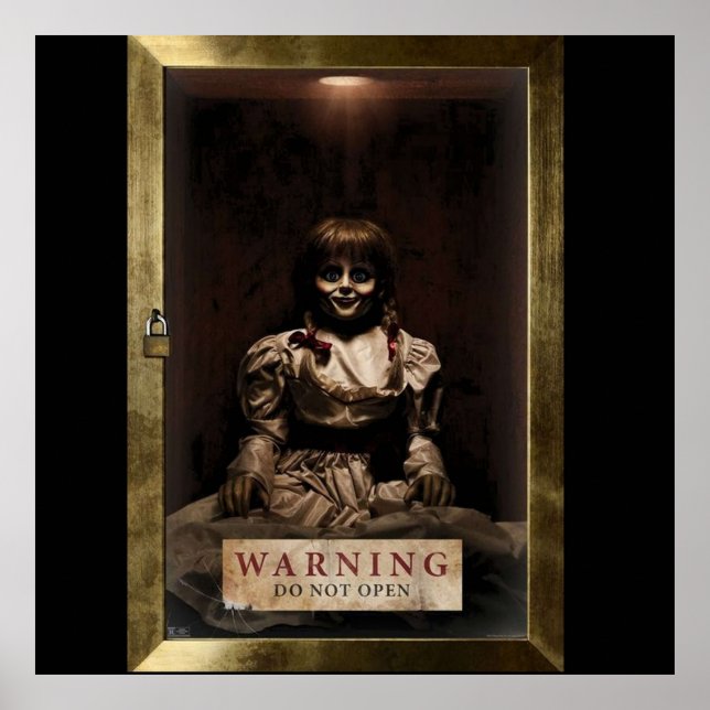 Annabelle Warning nicht geöffnet Poster (Vorne)