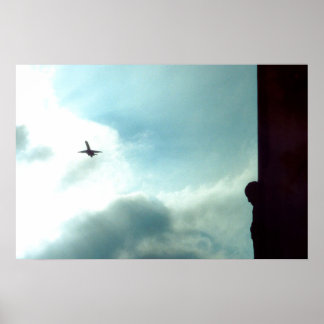 Annäherung an den Waschwasser-Turm Poster