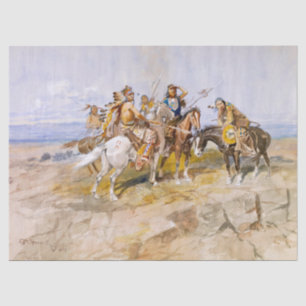 Annäherung der Weißen durch C. M. Russell Seidenpapier
