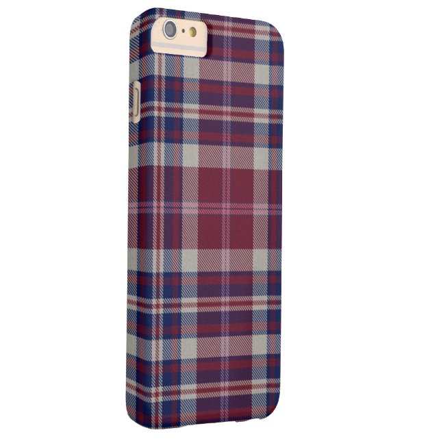 AnnäherungLochTartan kariert Case-Mate iPhone Hülle (Rückseite/Rechts)