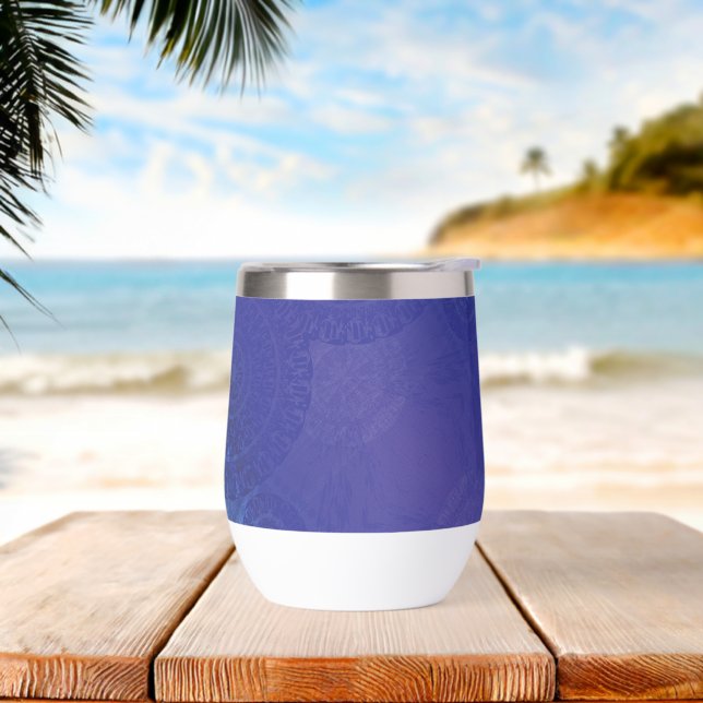 Annahme | Blue Indigo Violet Boho Medallions (Strand)