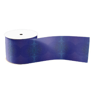 Annahme   Blue Indigo Violet Boho Medallions Ripsband