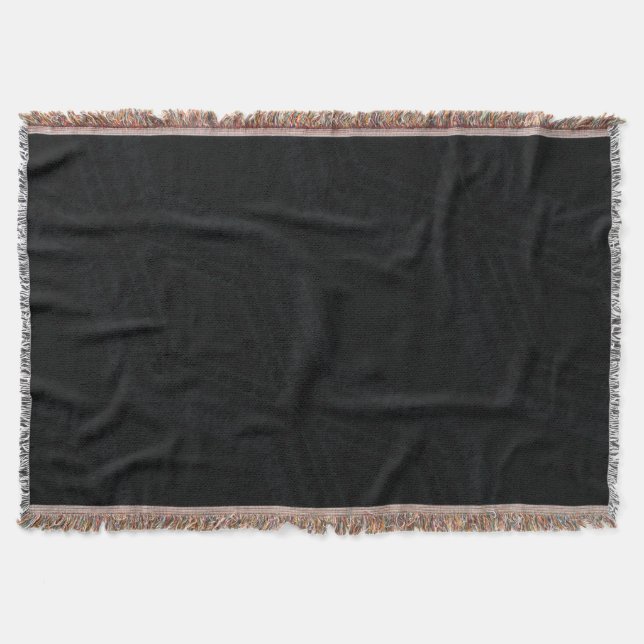 Annahme | Dark Boho Texture Decke (Vorderseite)