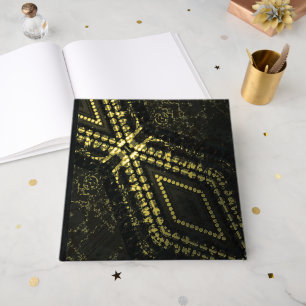 Annahme Dark Boho Texture Gästebuch
