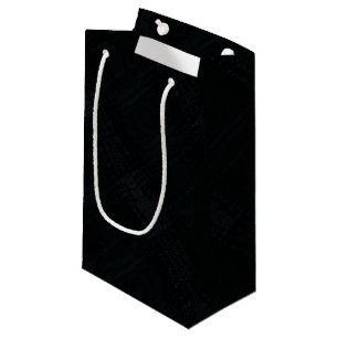 Annahme Dark Shibori Texture Kleine Geschenktüte