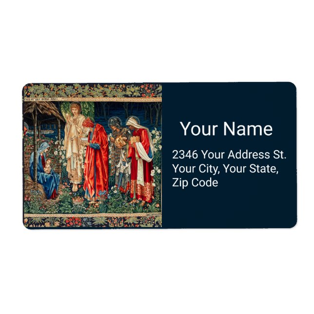 ANNAHME DES MAGI Morris, Gütesiegel Burne-Jones (Vorne)