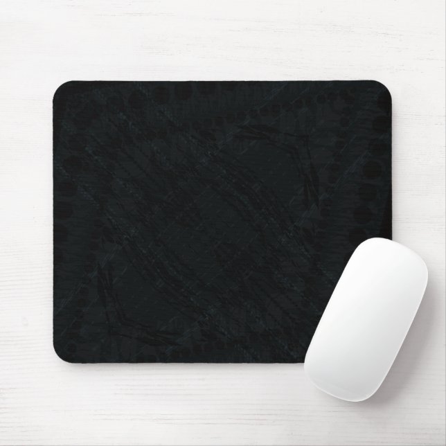 Annahme | dunkle geometrische Textur Mousepad (Mit Mouse)