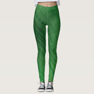 Annahme Green Eclectic Boho Muster Leggings