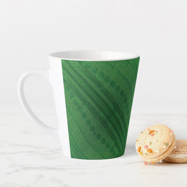Annahme | Green Eclectic Boho Muster Milchtasse (Beispiel)
