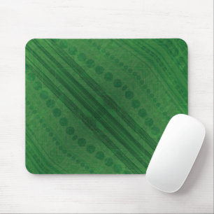 Annahme   Green Eclectic Boho Muster Mousepad