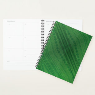 Annahme Green Eclectic Boho Muster Planer
