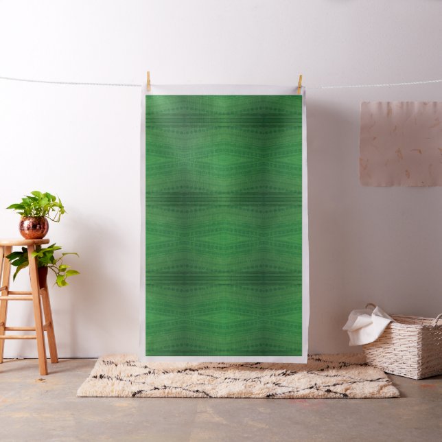 Annahme | Green Eclectic Boho Muster Stoff (Beispiel)