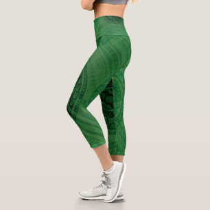 Annahme   Medaillen für grüne Meditation Capri Leggings