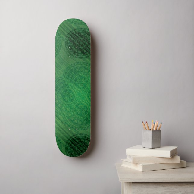 Annahme | Medaillen für grüne Meditation Skateboard (Wandkunst)