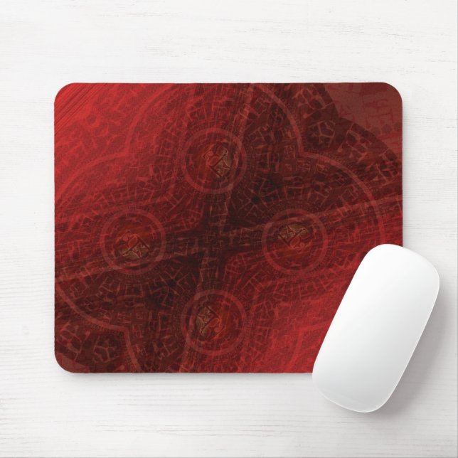 Annahme | Medallin der Roten Meditation Mousepad (Mit Mouse)