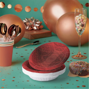 Annahme   Medallin der Roten Meditation Pappteller