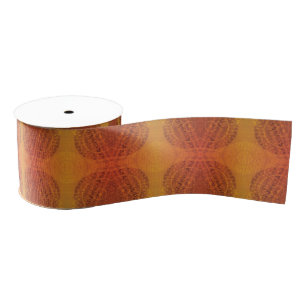 Annahme   Red Orange Yellow Boho Medallions Ripsband