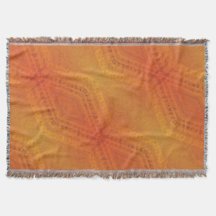 Annahme   Red Orange Yellow Shibori Muster Decke