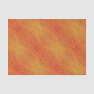 Annahme Red Orange Yellow Shibori Muster Seidenpapier