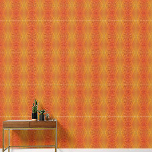 Annahme Red Orange Yellow Shibori Muster Tapete