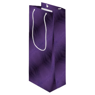 Annahme Violet Eclectic Boho Pattern Geschenktüte Für Weinflaschen
