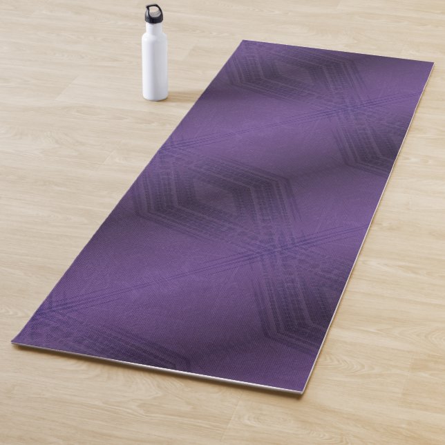 Annahme | Violet Eclectic Boho Pattern Yogamatte (Beispiel)