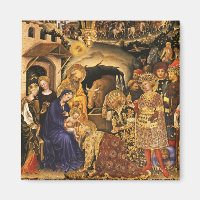 ANNAHME VON MAGI Gentile Da Fabriano, Krippe