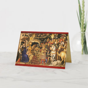 ANNAHME VON MAGI Gentile Da Fabriano, Weihnachten Karte