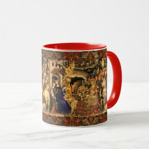 ANNAHME VON MAGI Gentile Da Fabriano, Weihnachten Tasse