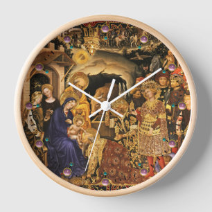 ANNAHME VON MAGI Gentile Da Fabriano, Weihnachten Uhr